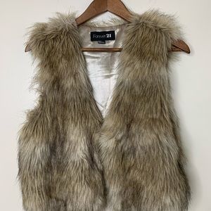 Forever 21 Faux Fur Vest
